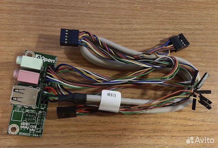 Плата портов USB и Audio AOpen BD6625-04A-G