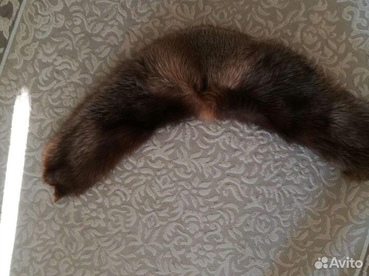 Воротник из чернобурки