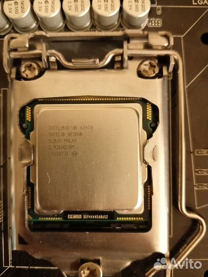 Xeon 3470 + Материнская плата + Оперативная память