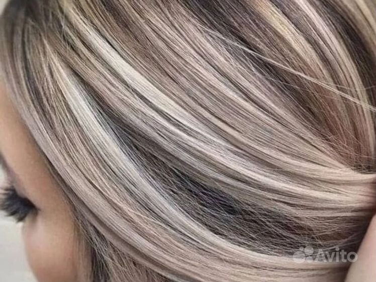 Модный выход - стильное мелирование осень - зима(44 фото) Blending gray hair, Br