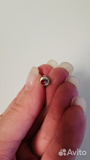 Сережки гвоздики медицинский сплав
