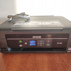 Мфу Epson XP-303 цветная печать (Принт/Копир/Скан)