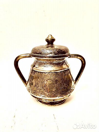 Кофейный набор Царская Россия 1885 год серебро 84