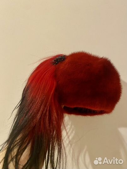 Берет норковый 59 размер