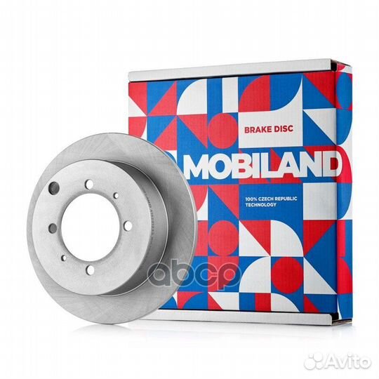 Диск тормозной задний невентилируемый D261,87мм