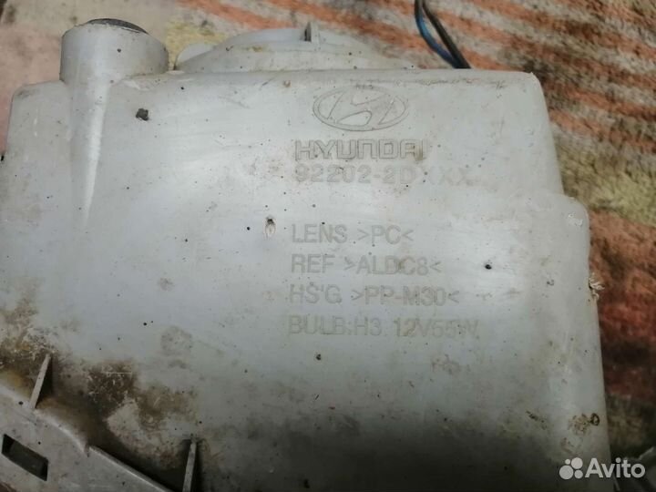 Противотуманные фары hyundai elantra 3 xd комплект
