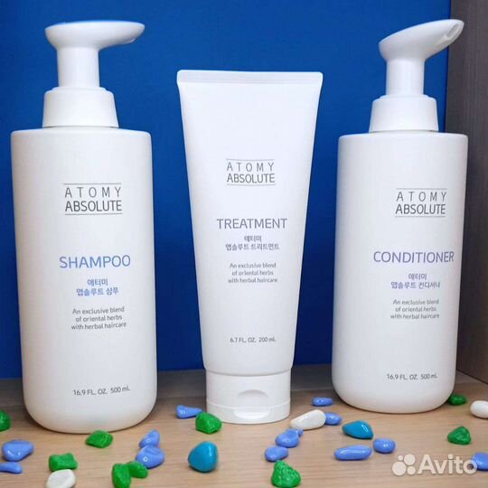 Шампунь, маска, кондиционер Абсолют Атоми