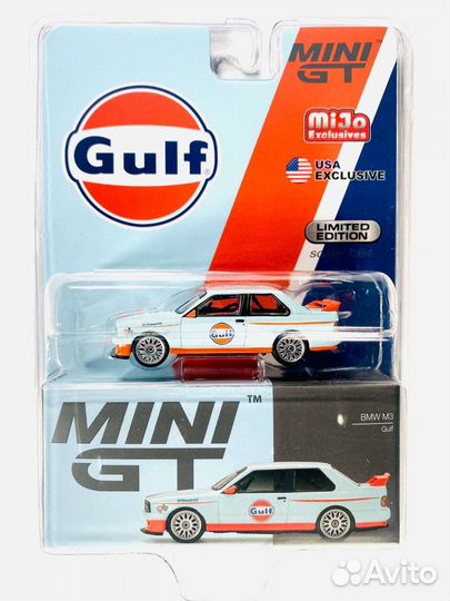Mini GT BMW M3 E30 Gulf Racing