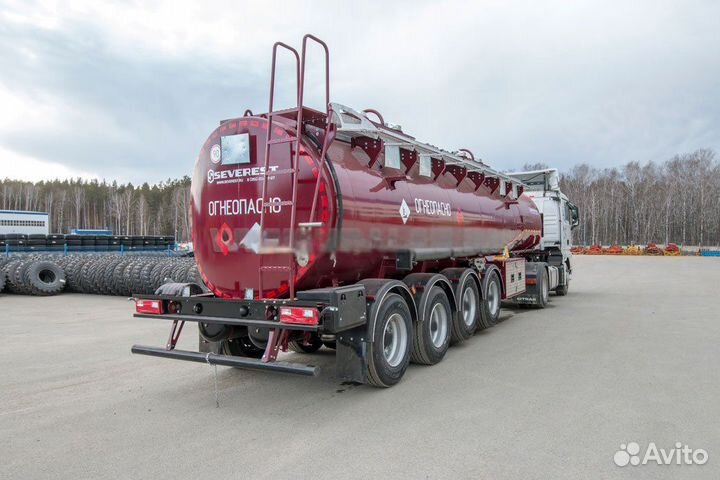 Полуприцеп химическая цистерна УралСпецТранс ППЦ 32К-42ЛЛ-4, 2023