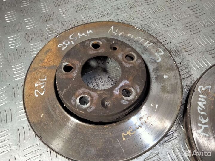 Тормозные диски передние Renault Megane III