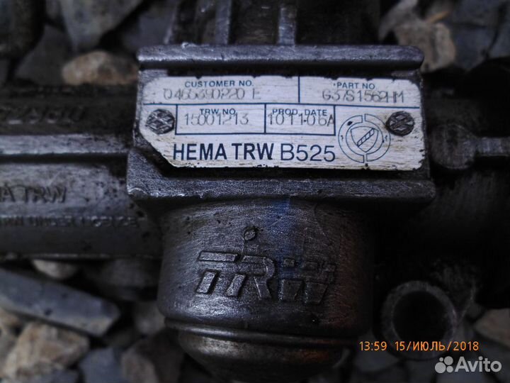 Рейка рулевая Fiat Albea 1,4л