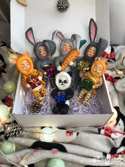 Новогодние игрушки ручной работы