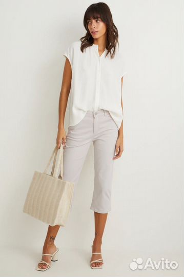 Бриджи капри женские 54 Германия хлопок новые