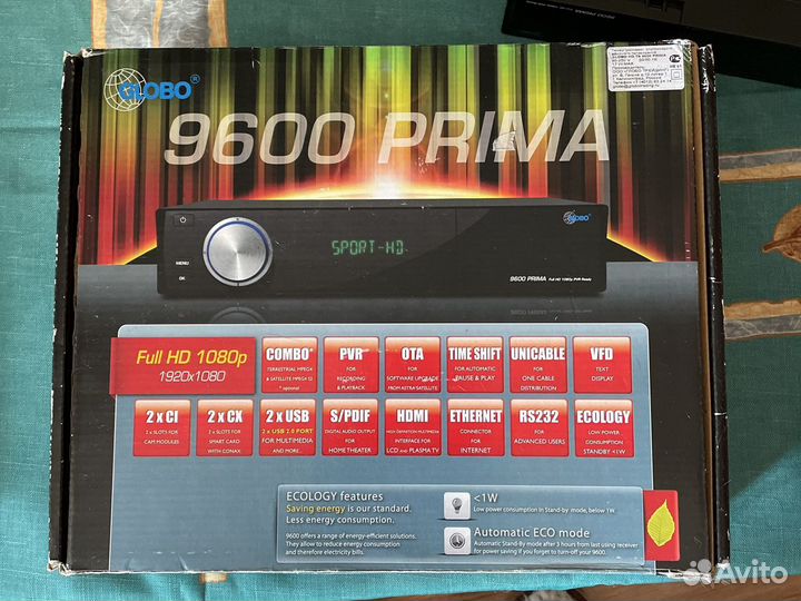 Ресивер Globo 9600, Пульт GI