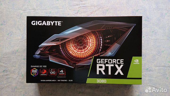 Gigabyte RTX 3080 gaming OC (днс)