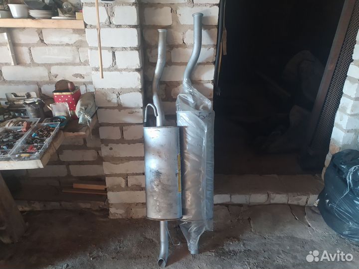 Глушитель на Priora