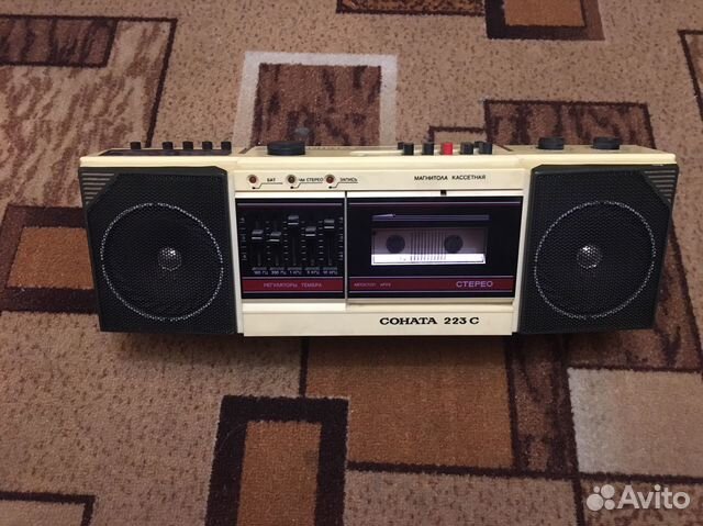 Магнитола кассетная соната 223 С купить в Москве | Электроника | Авито
