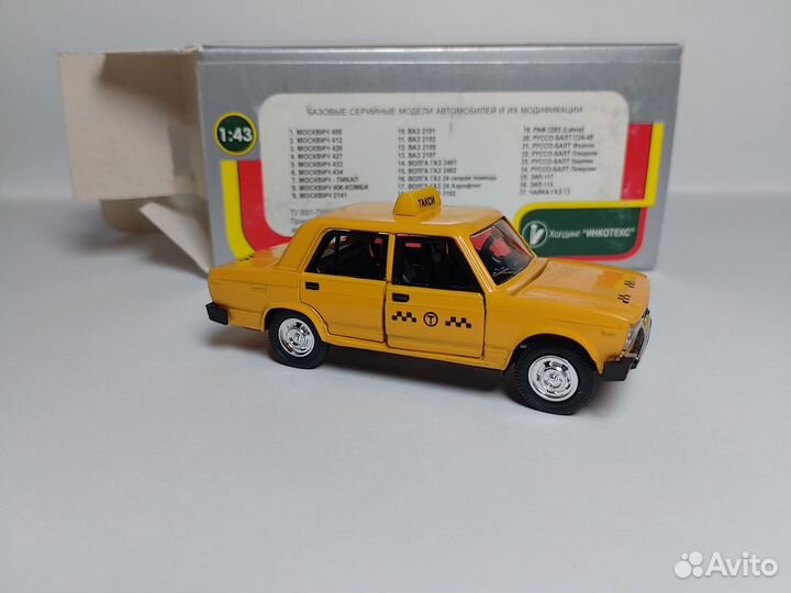 Ваз 2105 такси 1:43