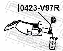 Тяга датчика положения кузова задняя mitsubishi