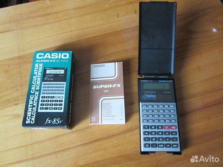 Калькулятор casio fx-85v