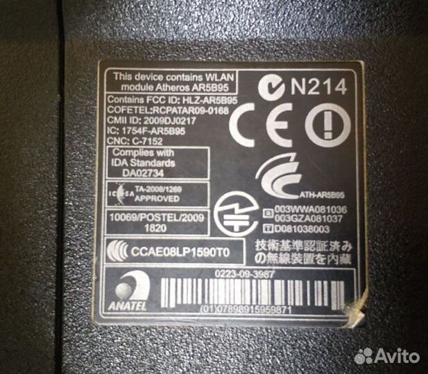 Acer Aspire 5732Z kawf0 2ядра