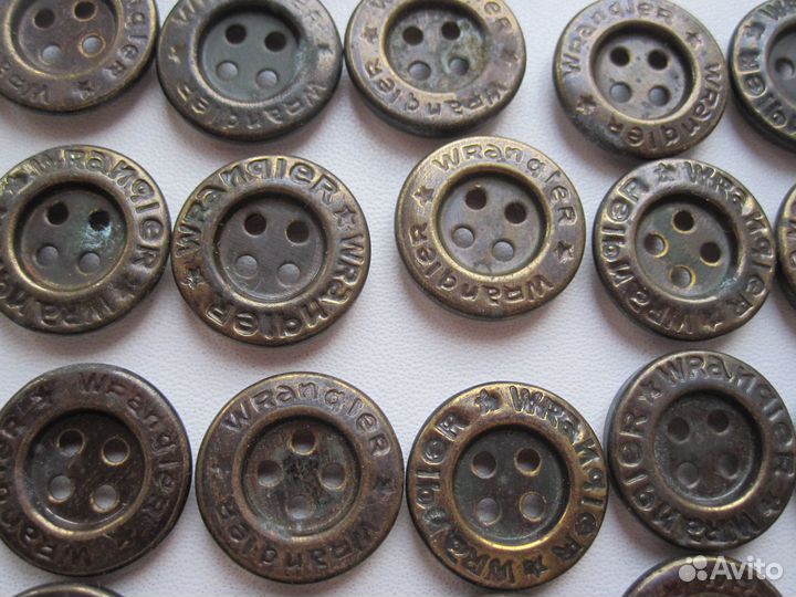 Пуговицы металлические СССР для джинс. Винтаж
