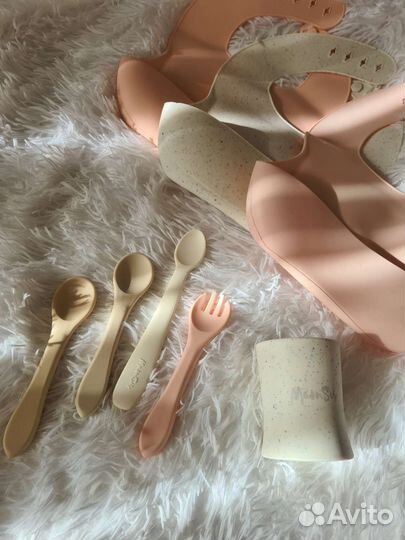 Силиконовая детская посуда