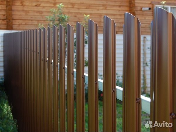 Штакетник металлический для забора