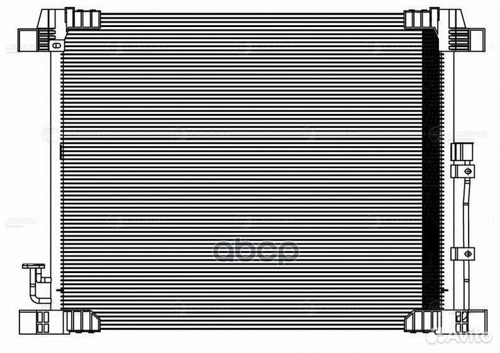 Радиатор кондиционера с ресивером infiniti FX35