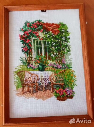 Картина вышитая крестом