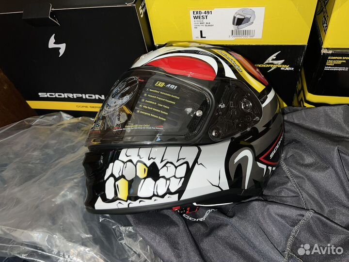 Мотошлем Scorpion Exo-491