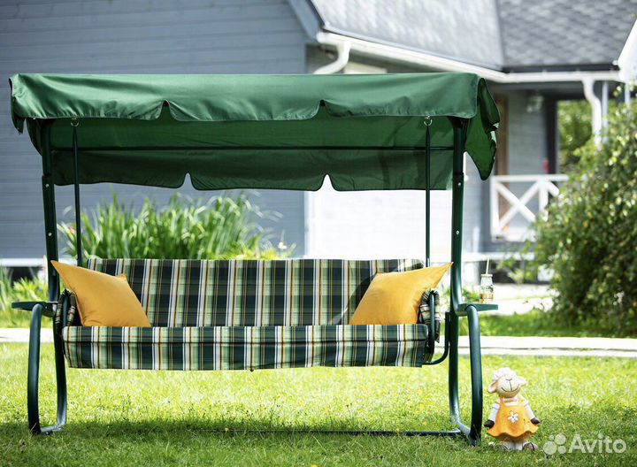 Садовые качели (зеленые)