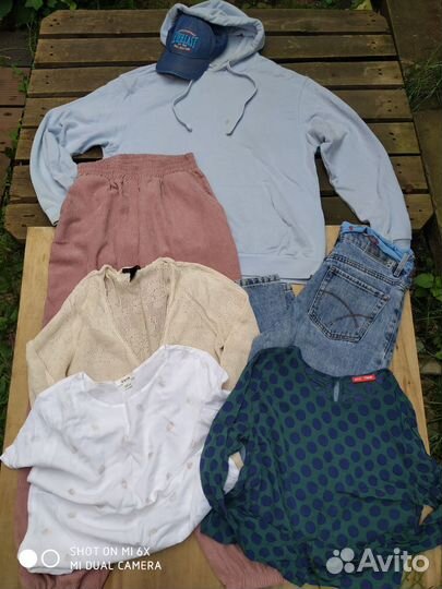 Пакет одежды 44-46 худи купальник джинсы палаццо