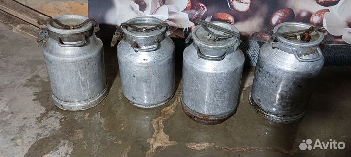 Фляга бидон алюминиевая железная