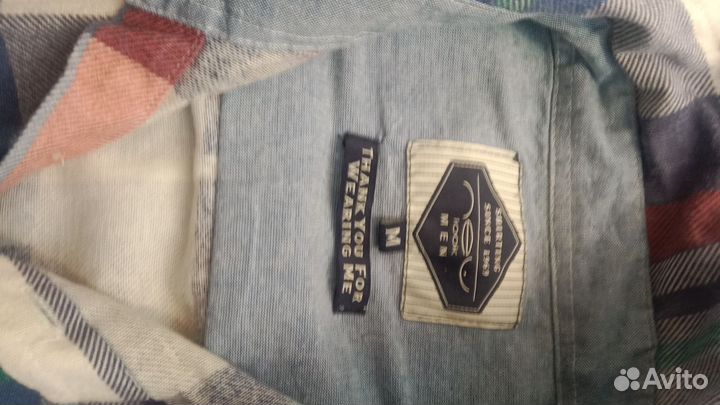 Мужская рубашка в клетку новая