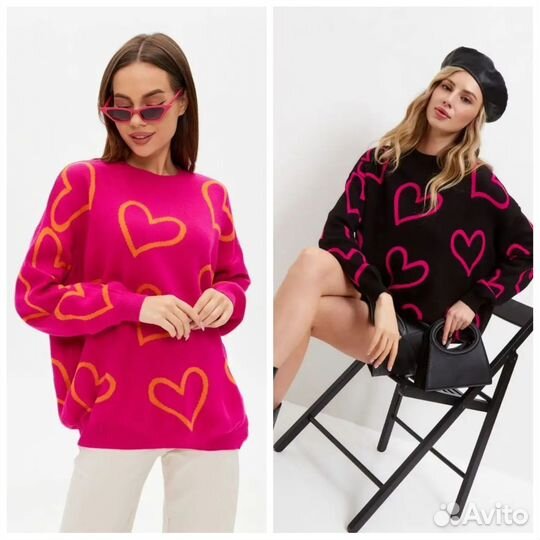 Свитер женский оверсайз новый