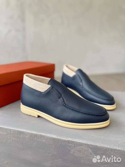 Лоферы Loro Piana Open Walk мужские на резинке