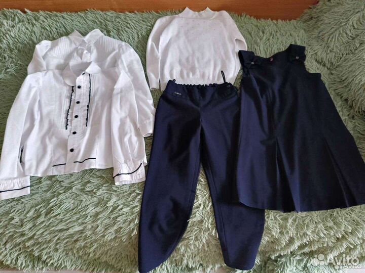 Школьная форма для девочки 128 134 синяя