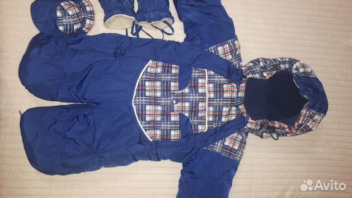 Комбинезон трансформер зимний 74