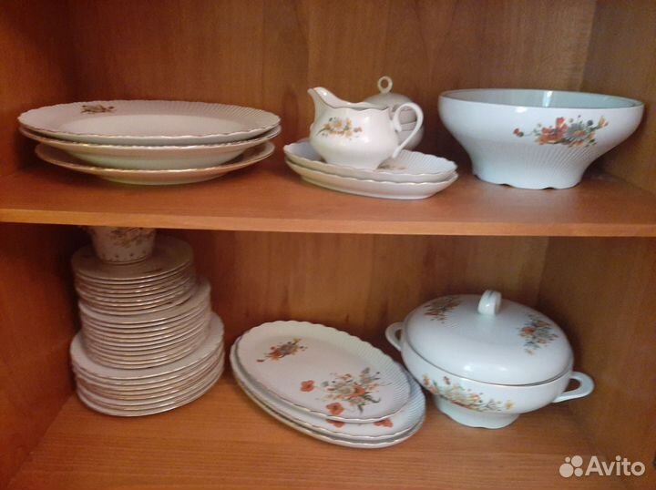 Фарфоровый столовый сервиз Ильменау (jlmenau ) ГДР