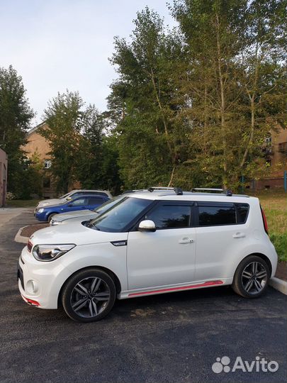 Релинги на крышу Kia Soul
