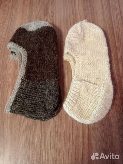 Шерстяные носки ручной работы