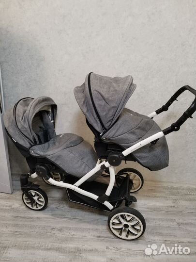 Коляска для двойни bebetto 42 (2 в 1)