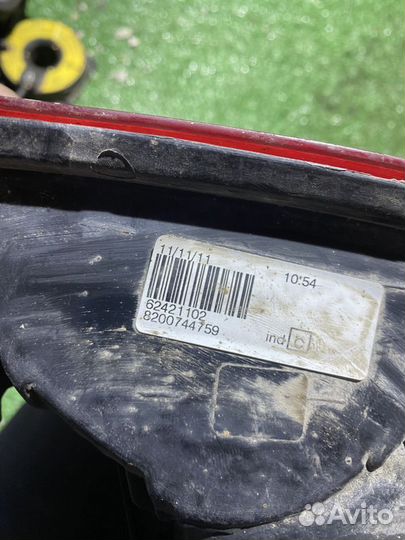 Фонарь задний правый Renault Logan