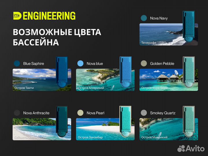 Композитный бассейн compass Aqua 95-83