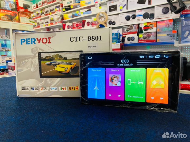 Магнитола Андроид 11 4гб озу 64гб