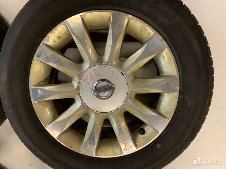 Диски Ниссан enkei R16 J6.5 5x114.3 50 ET 66.1 DIA