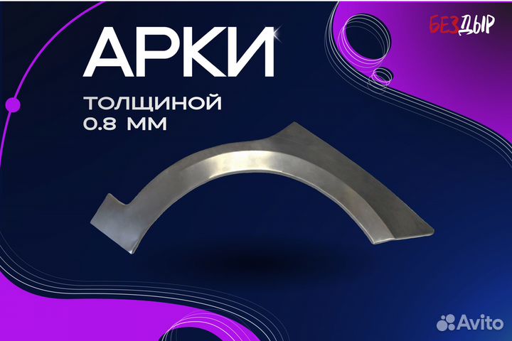 Ремонтная арка Land Rover Discovery 2 правая