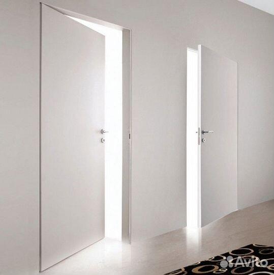 Скрытые межкомнатные двери под покраску