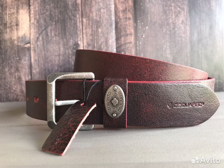 Мужской кожаный ремень